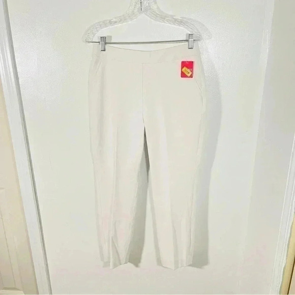 NEW SPANX On-the-Go Ankle Slim Straight Pant Ultimate Opacity Technology White - Picture 2 of 9